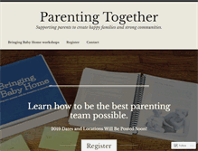 Tablet Screenshot of parenting-together.com